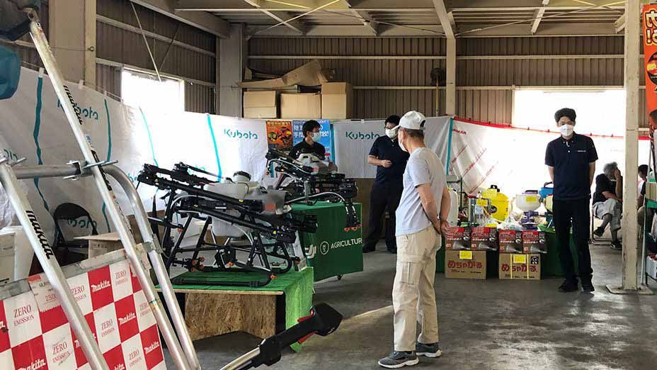 ドローン 普及活動 三重展示場